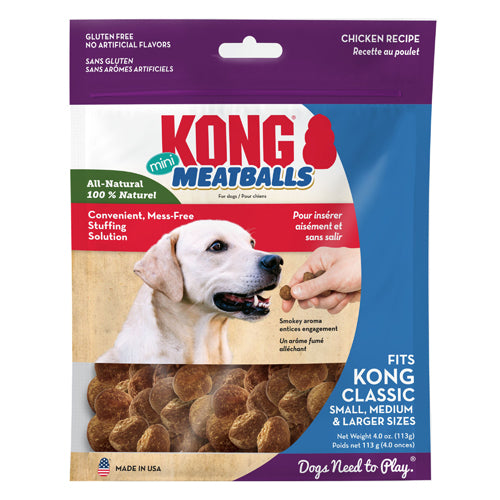 KONG Meatballs Dog Treat Mini 1ea/4 oz