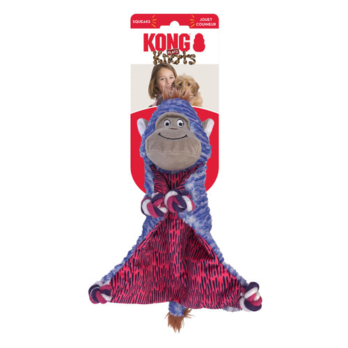 KONG Knots Flatz Dog Toy Monkey 1ea/MD/LG