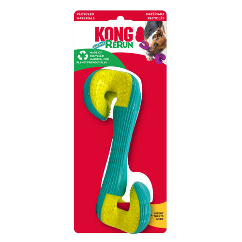 KONG Rerun Whoosh Bone Dog Toy Assorted 1ea/MD/LG