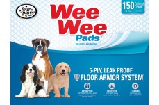 Four Paws Wee Wee Absorbent Pads for Dogs 150 Count Standard 22" x 23"