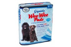 Four Paws Wee-Wee Gigantic Dog Training Pads 8-Count Gigantic 27.5" x 44"