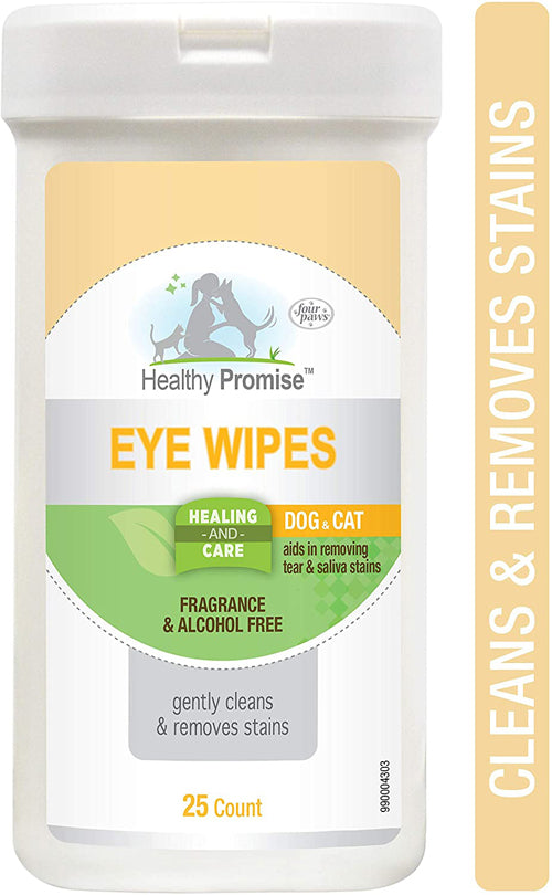 Four Paws Eye Wipes for Dog Cat Eye Wipes; 1ea-25 ct