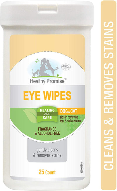 Four Paws Eye Wipes for Dog Cat Eye Wipes; 1ea-25 ct