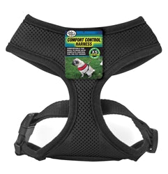 Four Paws Comfort Control Dog Harness Black Extra Small