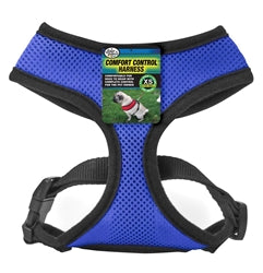 Four Paws Comfort Control Dog Harness Blue Extra Small