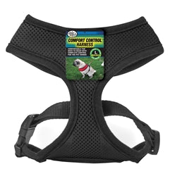 Four Paws Comfort Control Dog Harness Black Large