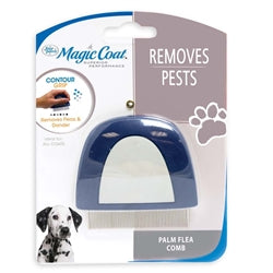 Magic Coat Professional Series Palm Flea Comb for Dogs