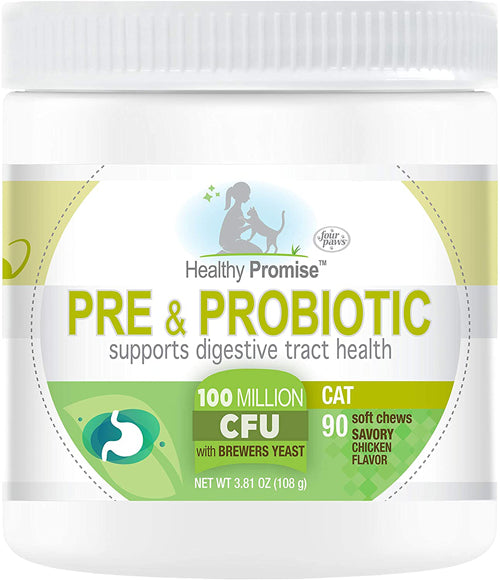 Four Paws Healthy Promise Pre and Probiotics for Dogs Soft Chews Pre and Probiotic; 1ea-90 ct