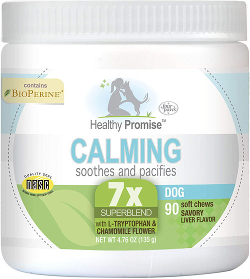 Four Paws Healthy Promise Calming Chews for Dogs Calming; 1ea-90 ct