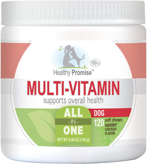 Four Paws Healthy Promise Dog Multivitamin Soft Chews Multivitamin; 1ea-120 ct