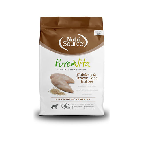 Pure Vita Dog Chicken & Rice 15Lb