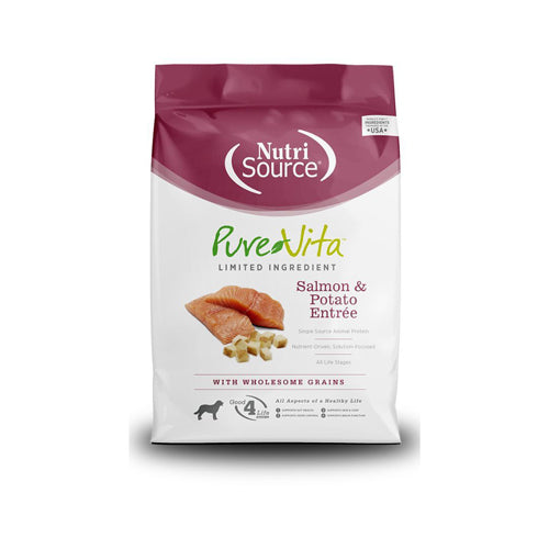 Pure Vita Dog Salmon & Potato 25Lb