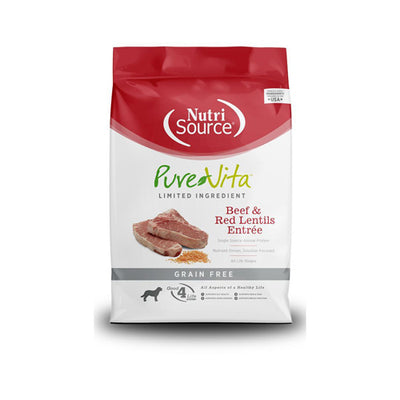 Pure Vita Dog Grain Free Beef 25Lb