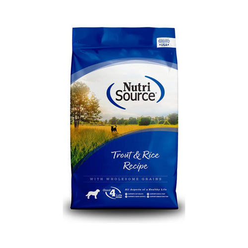 Nutrisource Dog Adult Trout & Rice 5Lb