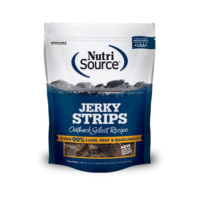 Nutrisource Dog Jerky Treat Outback 4Oz