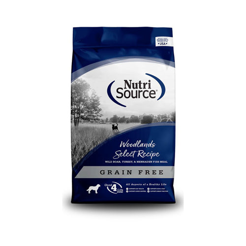 Nutrisource Dog Grain Free Woodlands Select 15Lb