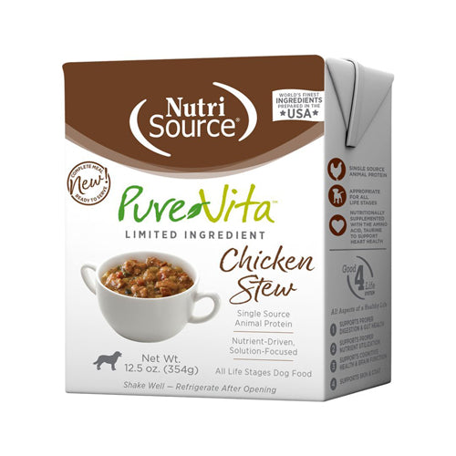 Pure Vita Dog Chicken Stew 12.5Oz