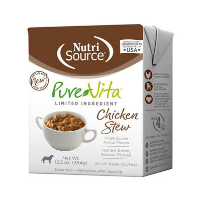 Pure Vita Dog Chicken Stew 12.5Oz