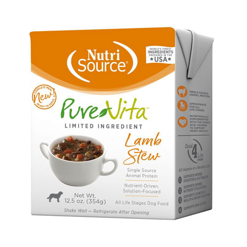 Pure Vita Dog Lamb Stew 12.5Oz