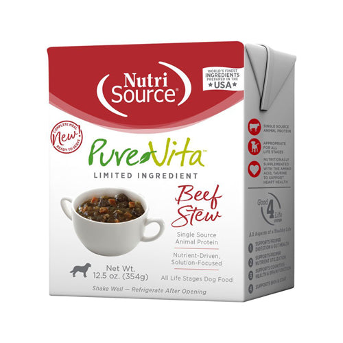 Pure Vita Dog Beef Stew 12.5Oz