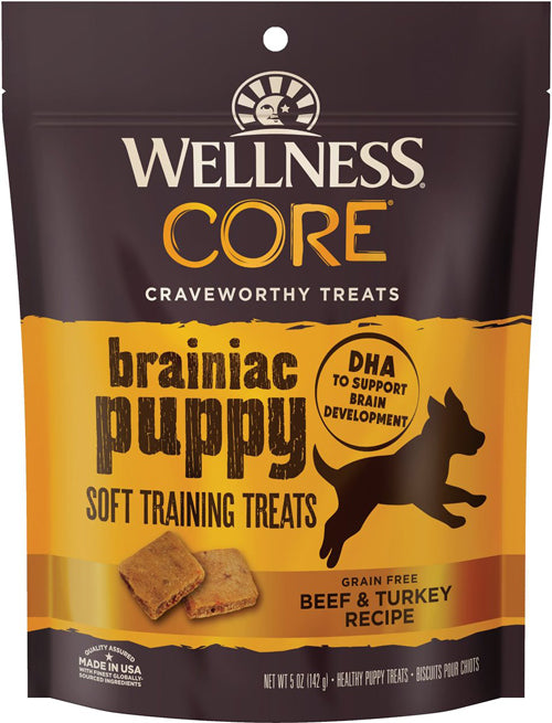 Wellness Core Brainiac Puppy Dog 5oz Beef Turkey Soft