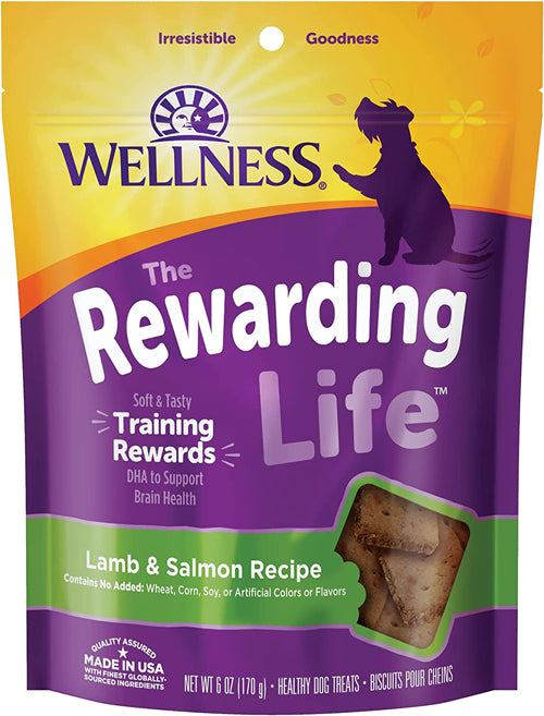 Wellness Rewarding Life Dog 6oz Lamb Slmn Soft