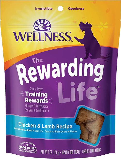 Wellness Rewarding Life Dog 6oz Chicken Lamb Soft