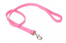 Coastal Double-Ply Nylon Dog Leash Pink Bright 1 in x 4 ft
