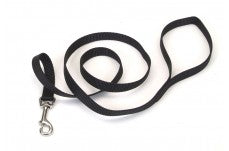 Coastal Single-Ply Nylon Dog Leash Black 5-8 in x 4 ft