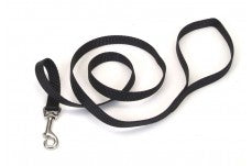 Coastal Single-Ply Nylon Dog Leash Black 3-4 in x 4 ft