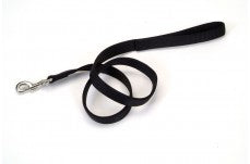 Coastal Double-Ply Nylon Dog Leash Black 1 in x 4 ft