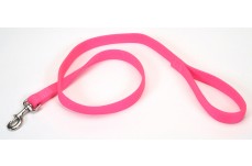 Coastal Double-Ply Nylon Dog Leash Neon Pink 1 in x 4 ft