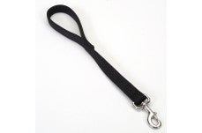 Coastal Double-Ply Nylon Traffic Dog Leash Black 1 in x 24 in