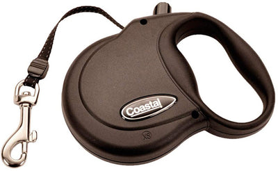 Coastal Retractable Dog Leash Black 12 ft Extra-Small