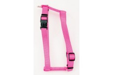 Coastal Standard Adjustable Nylon Dog Harness Neon Pink Small 5-8 in x 14-24 in