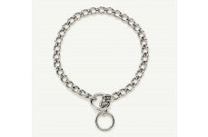 Titan Chain Training Dog Collar Medium Nickel; Chrome 2.5 mm x 20 in