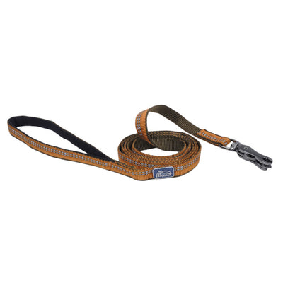 Coastal Products K9 Explorer Reflective Dog Leash with Scissor Snap Campfire Orange