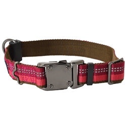 Coastal K9 Explorer 5/8 Inch Adj Collar Berry Red (10-14 Inch)