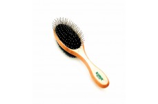 Safari Pin and Bristle Combo Dog Brush Green Medium