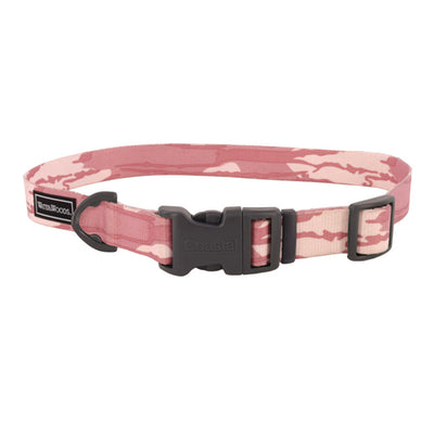 Coastal Water Woods Adjustable Dog Collar Bottomland Pink; 1ea-1420 in