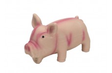 Rascals Latex Dog Toy Pig 6.25 in