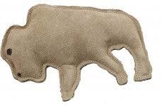 Dura-Fused Leather Dog Toy Buffalo Tan Large