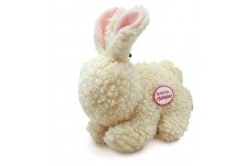 Spot Fleece Dog Toy Rabbit Natural 9 in