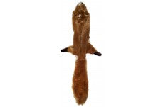 Skinneeez Forest Series Dog Toy Squirrel Brown Mini