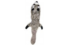 Skinneeez Forest Series Dog Toy Raccoon Gray Mini