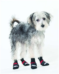 Fashion Pet Extreme All Weather Boots Red; Black 2X-Small