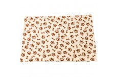 Spot Snuggler Bones-Paws Print Blanket Cream 40 in x 60 in