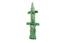 Skinneeez Extreme Dog Toy Triple Squeaker Croc 25 in