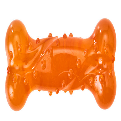 Spot Play Strong Scent-Sation Bone Dog Toy Orange 5in