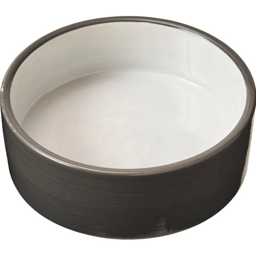 Spot 2Tone Dog Dish Grey; 1ea-5 in